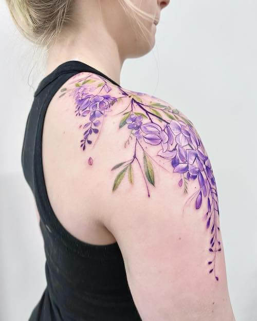 shoulder tattoos women