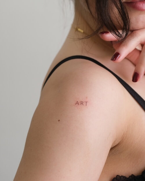 shoulder tattoos women