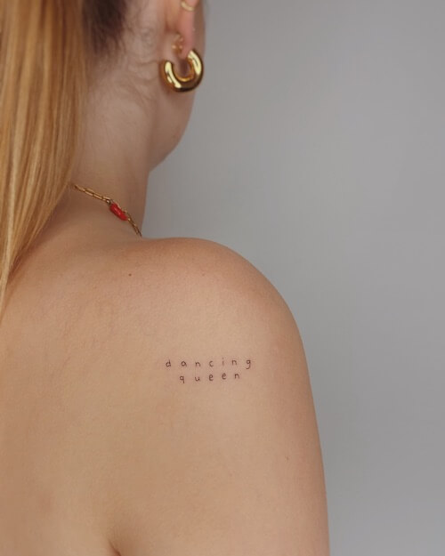 shoulder tattoos women