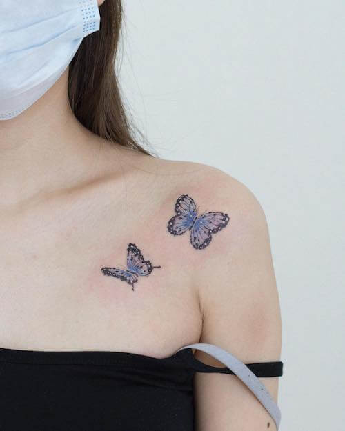 shoulder tattoos women