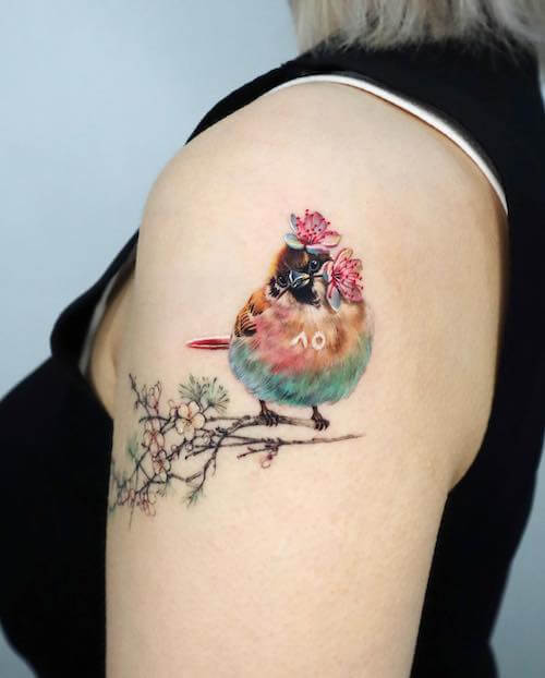 shoulder tattoos women