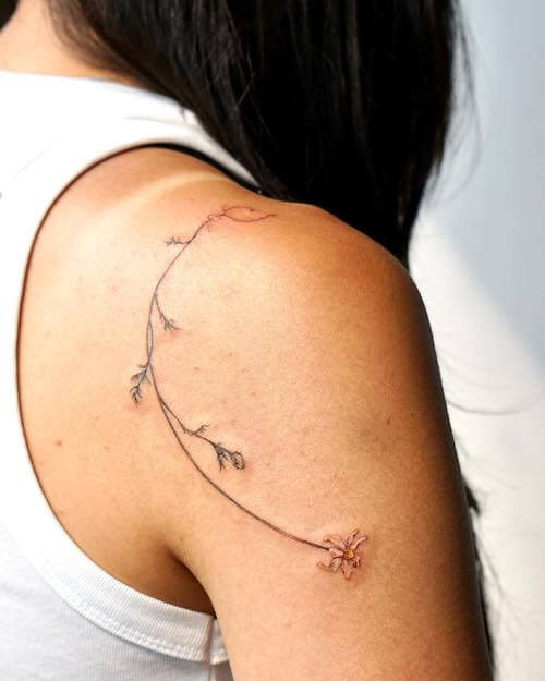 shoulder tattoos women