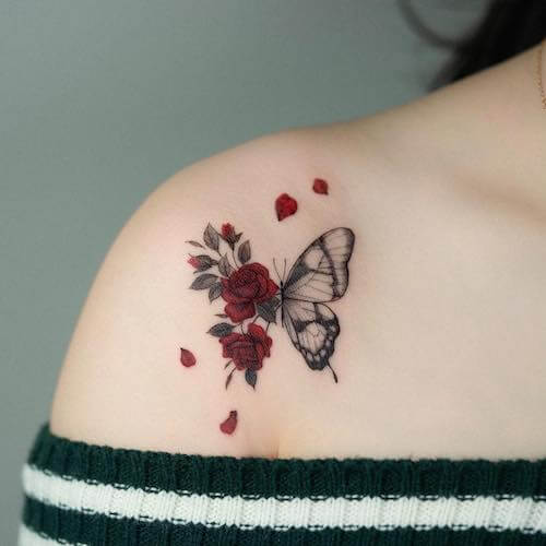 shoulder tattoos women