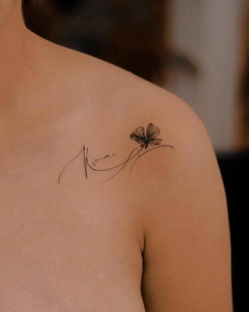 shoulder tattoos women