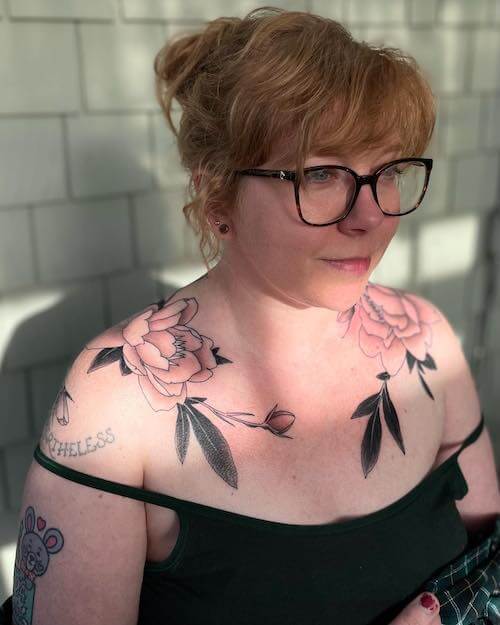 shoulder tattoos women