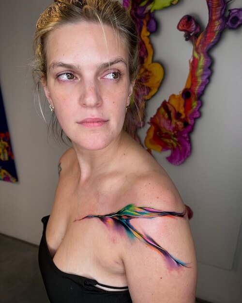 shoulder tattoos women