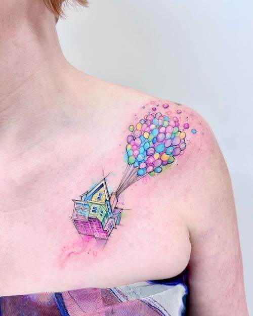 shoulder tattoos women