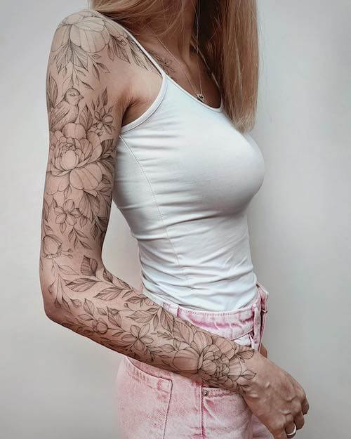 sleeve tattoos women