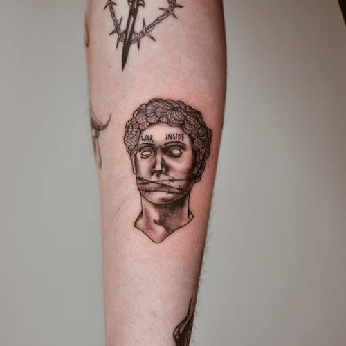 small tattoos men