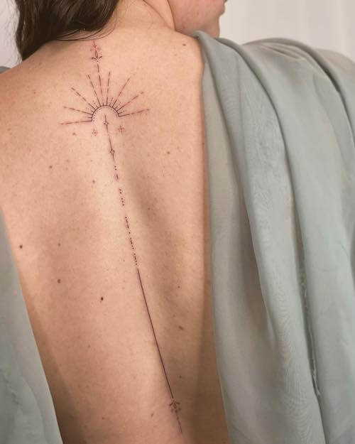 spine tattoos