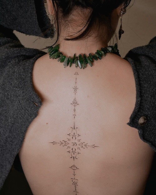 spine tattoos