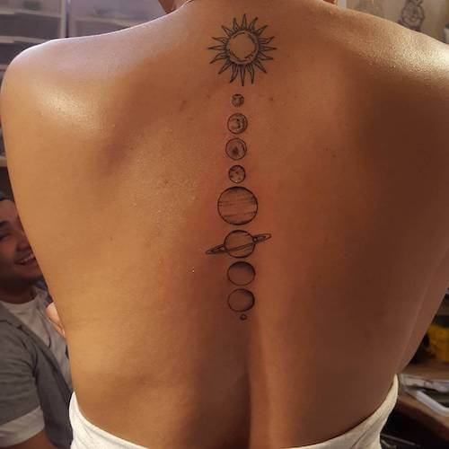 spine tattoos