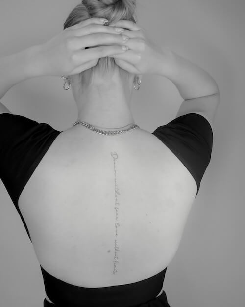 spine tattoos