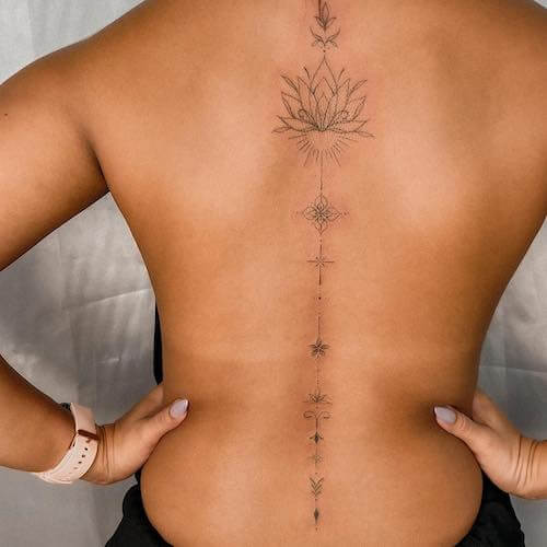 spine tattoos
