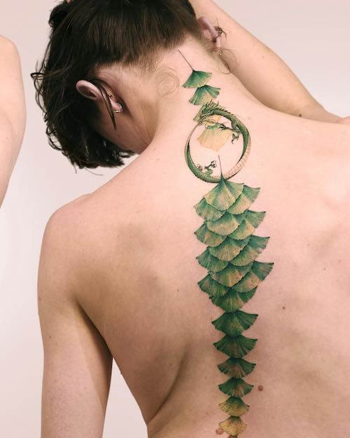 spine tattoos