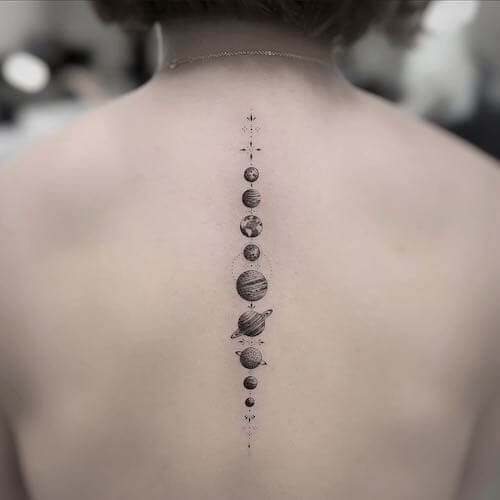 spine tattoos