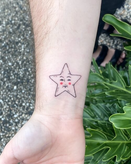 star tattoos women