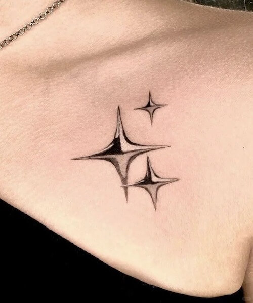star tattoos women