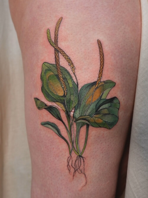 thigh tattoo for women