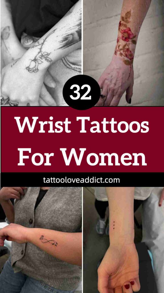 wrist tattoo designs for women collage