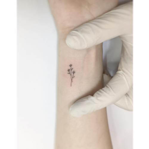 wrist tattoo women