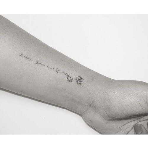 wrist tattoo women