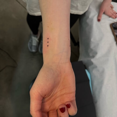 wrist tattoo women