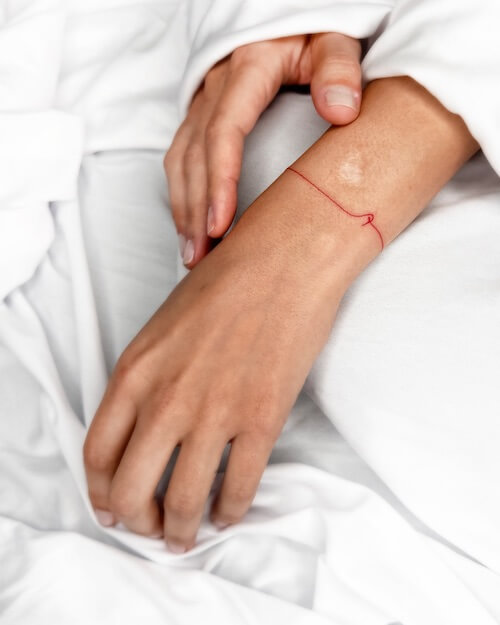 wrist tattoo women