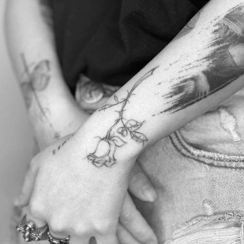 wrist tattoo women