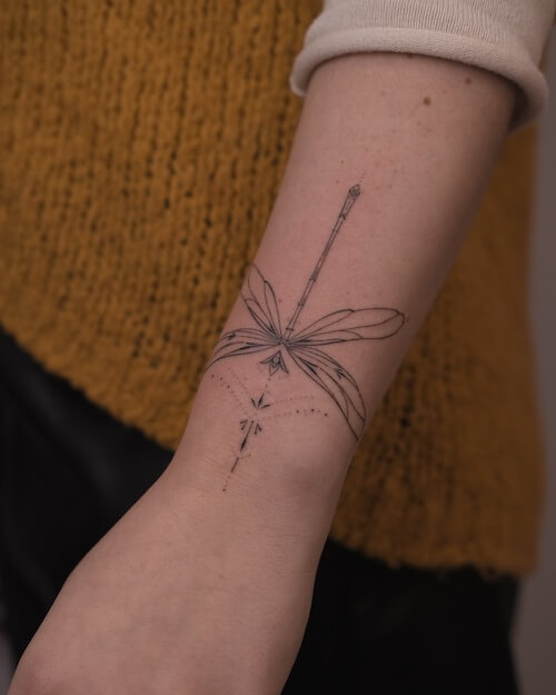 wrist tattoo women