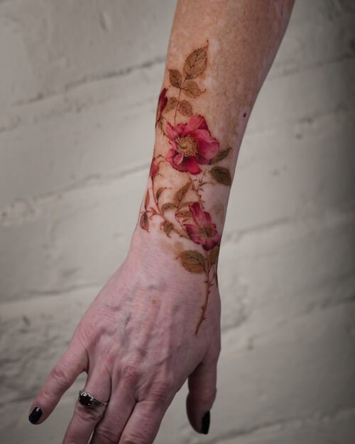 wrist tattoo women