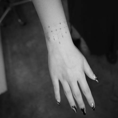 wrist tattoo women