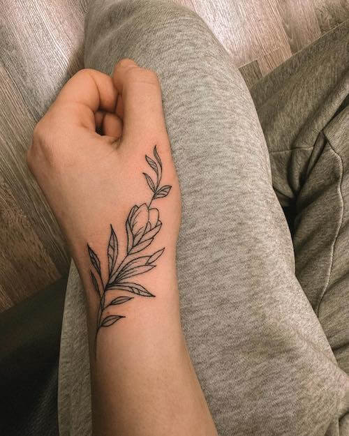 wrist tattoo women