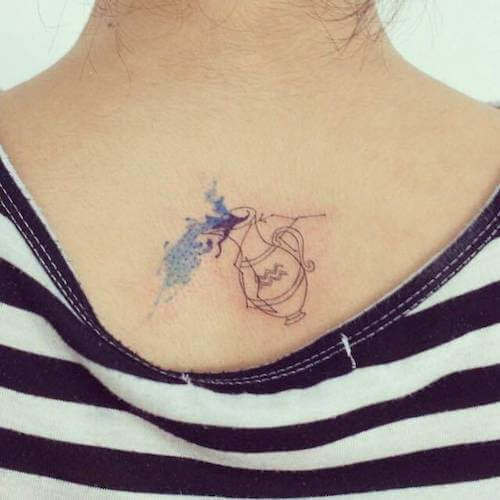 Aquarius tattoos for women