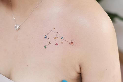 Aquarius tattoos for women