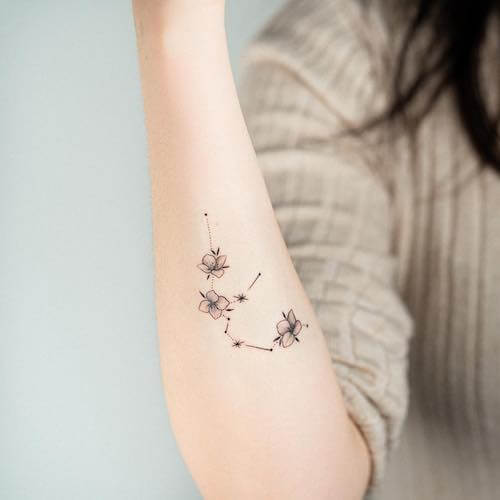Aquarius tattoos for women