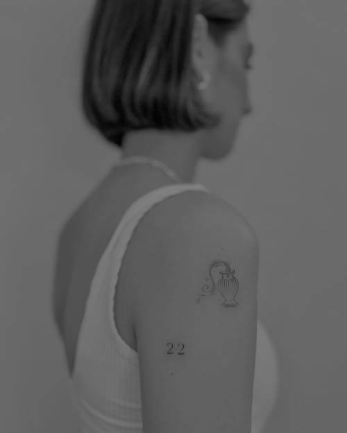 Aquarius tattoos for women