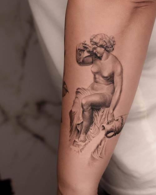 Aquarius tattoos for women