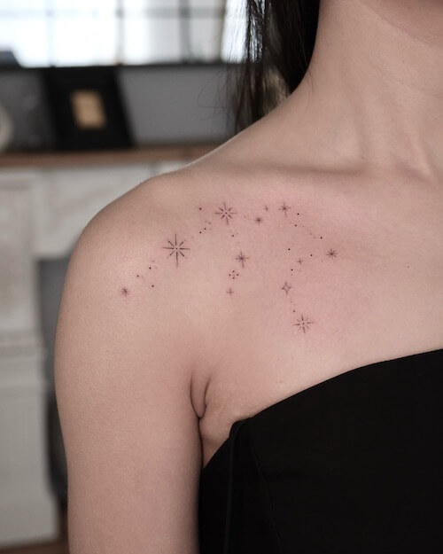 Aquarius tattoos for women