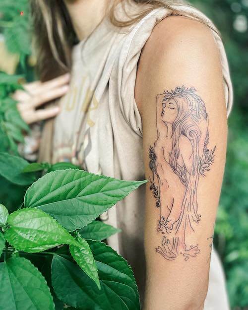 Aquarius tattoos for women