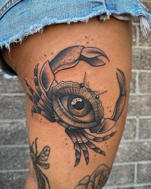 Cancer zodiac tattoos women