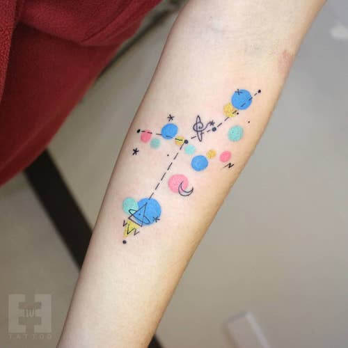 Cancer zodiac tattoos women