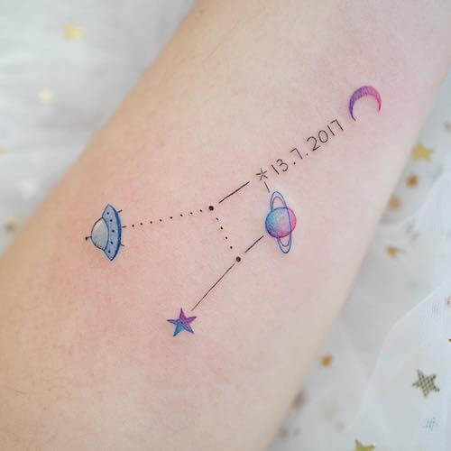Cancer zodiac tattoos women