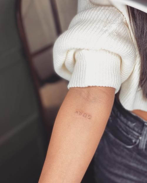 Cancer zodiac tattoos women