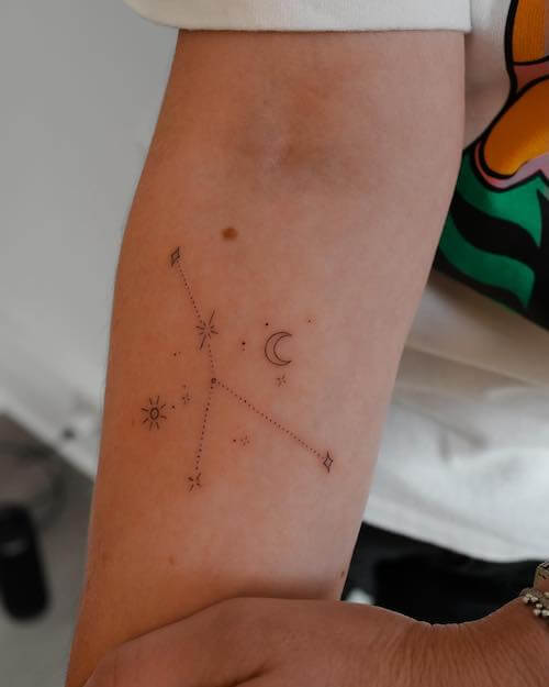 Cancer zodiac tattoos women