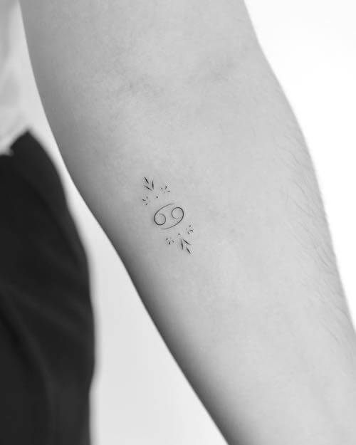 Cancer zodiac tattoos women