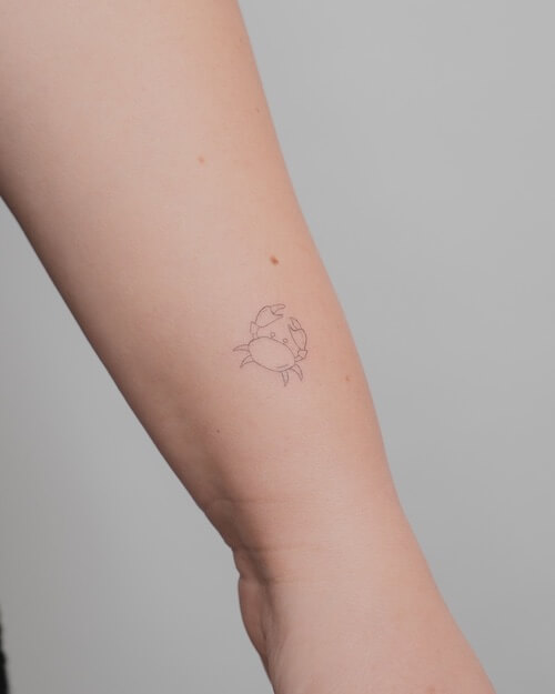 Cancer zodiac tattoos women