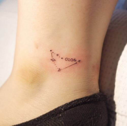 Capricorn tattoos for women