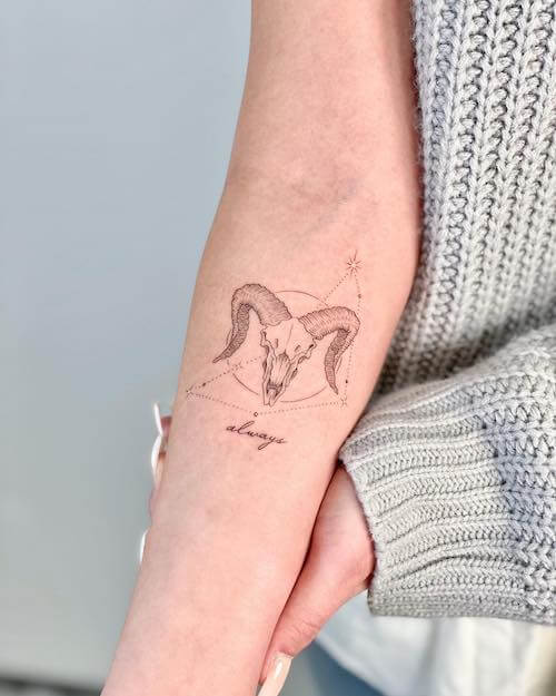 Capricorn tattoos for women