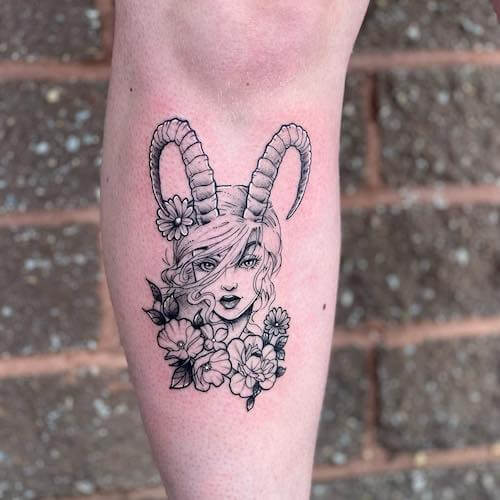 Capricorn tattoos for women